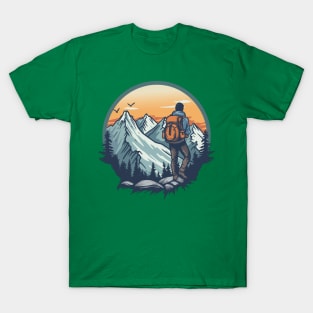 Hiking Love Gifts Design T-Shirt